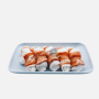 snowflake salmon wrapped knotted rawhide 3 inch